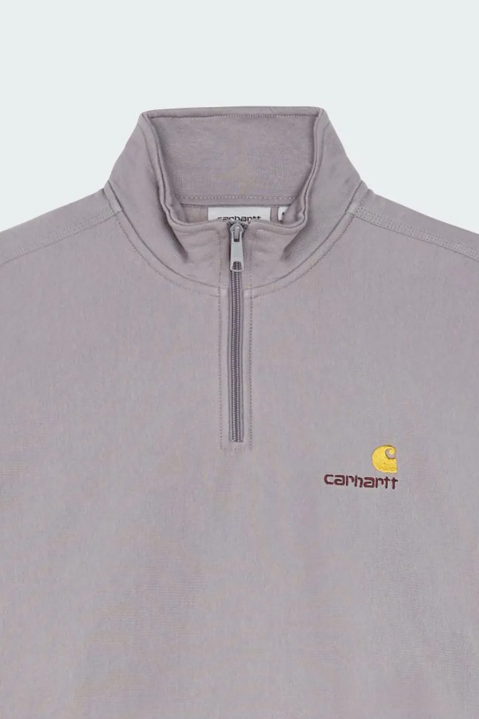 Half Zip American Script - Sweatshirt | Gris