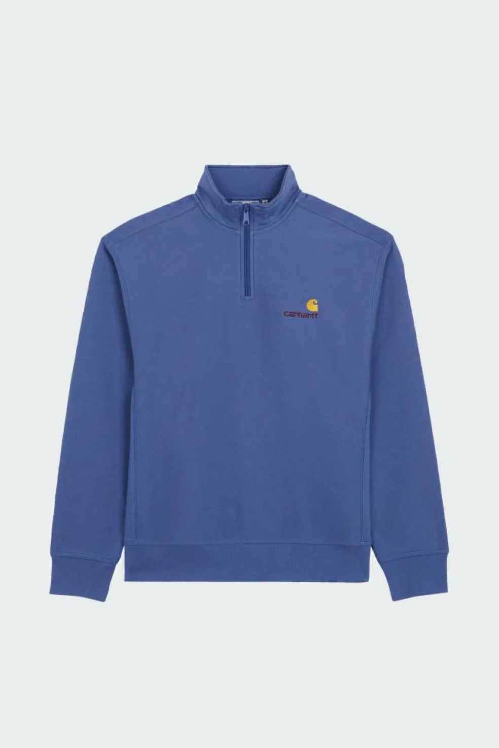 Half Zip American Script - Sweatshirt | Bleu