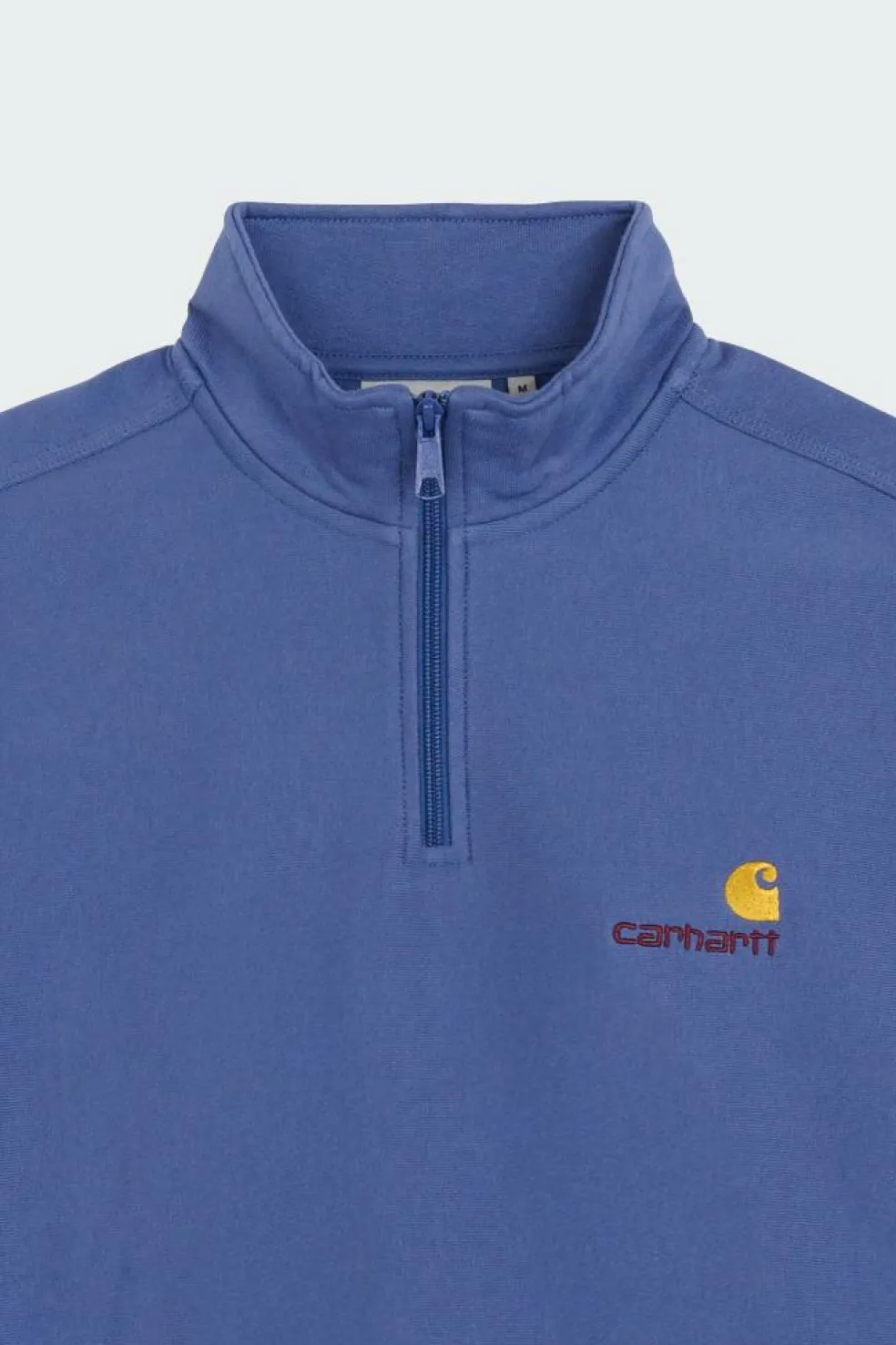 Half Zip American Script - Sweatshirt | Bleu