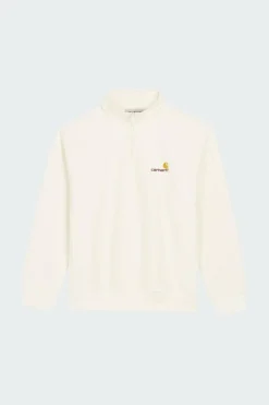 Half Zip American Script - Sweat zippé | Beige