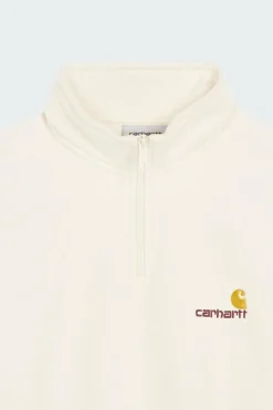Half Zip American Script - Sweat zippé | Beige
