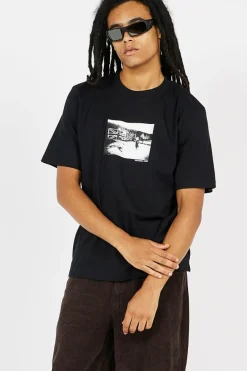 HAPPY WHEN IT RAIN - T-shirt | Noir