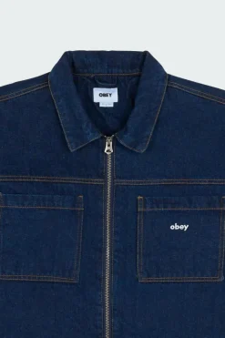 HARDWORK ZIP UP - Veste | Bleu