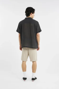 HARISON WOVEN - Chemise | Noir