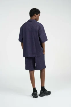 HARRY SEERSUCKER - Short | Bleu