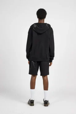 HD FULL ZIP SNATCH - Hoodie | Noir