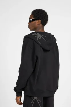 HD FULL ZIP SNATCH - Hoodie | Noir