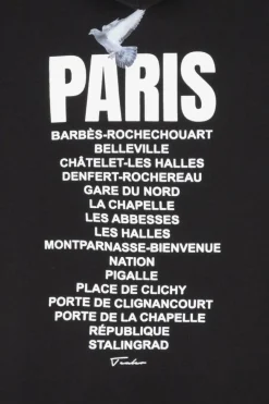 HD PARIS CITY DISTRICT BLACK - Hoodie | Noir