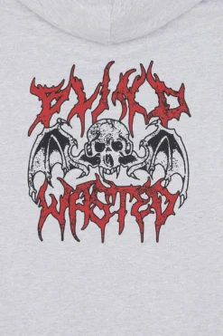 HD ZIP BONES - Hoodie zippé | Gris