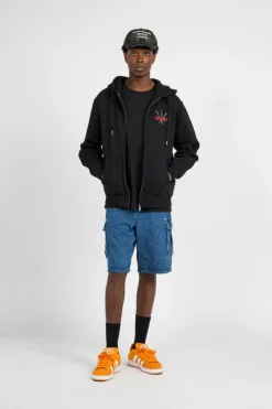 HD ZIP STAKE - Hoodie | Noir