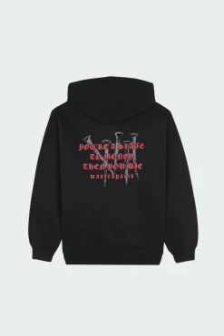 HD ZIP STAKE - Hoodie | Noir