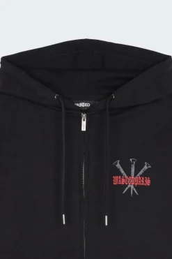 HD ZIP STAKE - Hoodie | Noir