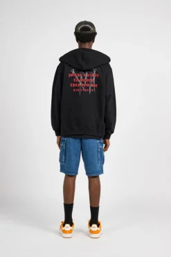 HD ZIP STAKE - Hoodie | Noir