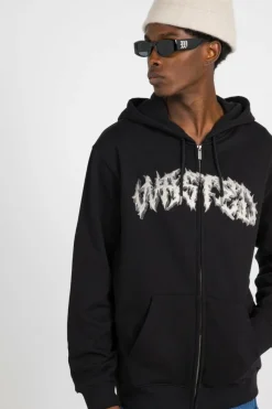 HD ZIP UNDEAD - Hoodie zippé | Noir