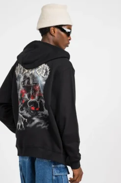 HD ZIP UNDEAD - Hoodie zippé | Noir