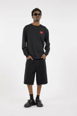 HEART GLOBE LONG SLV TEE - T-shirt | Blanc