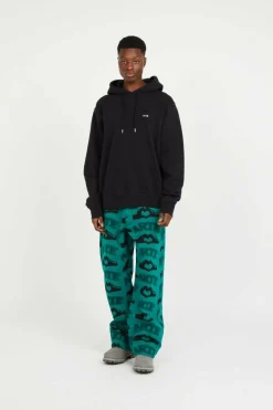 Heart Printed Pants - Pantalon | Vert