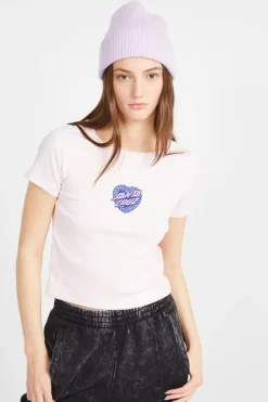 Heart Wreath Mini Front - T-shirt | Rose