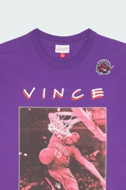 HEAVYWEIGHT PREMIUM PLAYER TEE VINTAGE LOGO - T-shirt | Violet