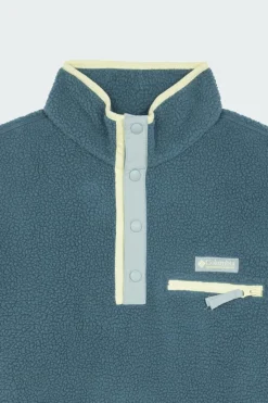 Helvetia II Cropped Half - Polaire | Bleu