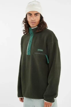 Helvetia II Half Snap Fl - Polaire | Vert