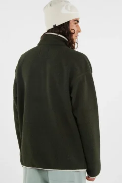 Helvetia II Half Snap Fl - Polaire | Vert