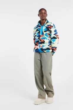 Helvetia II Printed Crop - Polaire | Bleu