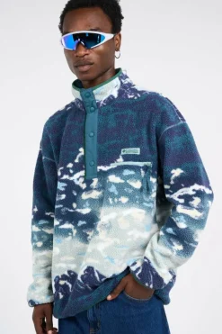 Helvetia II Printed Half - Polaire | Bleu