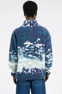 Helvetia II Printed Half - Polaire | Bleu