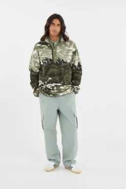 Helvetia II Printed Half - Polaire | Vert