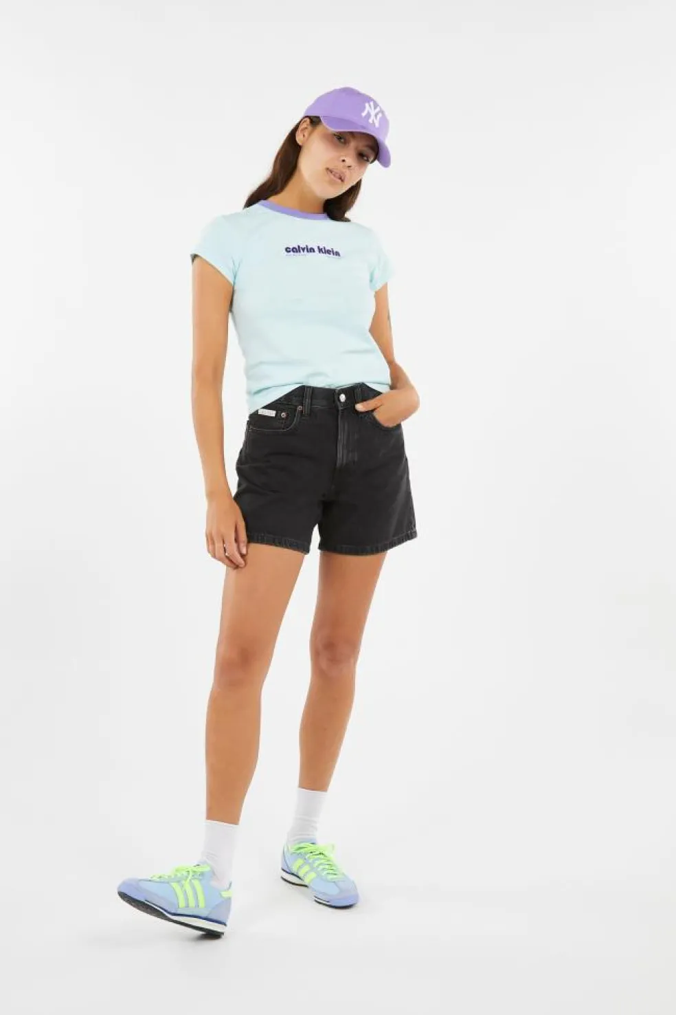 HI RISE A-LINE SHORT - Short | Noir