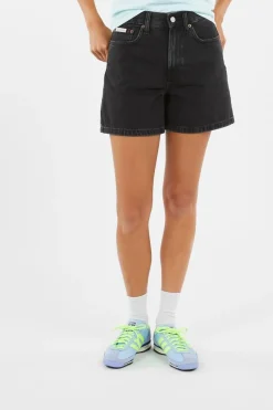 HI RISE A-LINE SHORT - Short | Noir