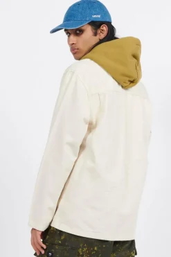 HICKORY STRIPE DRILL CH - Chemise | Beige