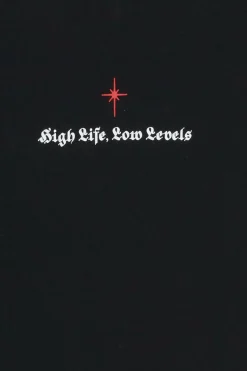 HIGH LIFE LOW LEVELS - T-shirt | Noir