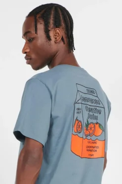 HIGH SUMMER CREATIVE JUICE TEE - T-shirt | Bleu