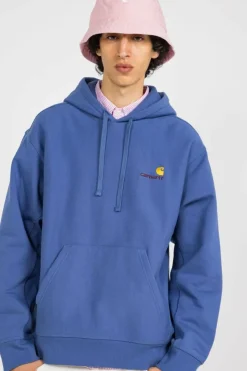 Hooded American Script - Hoodie | Bleu
