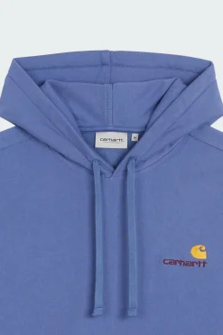 Hooded American Script - Hoodie | Bleu