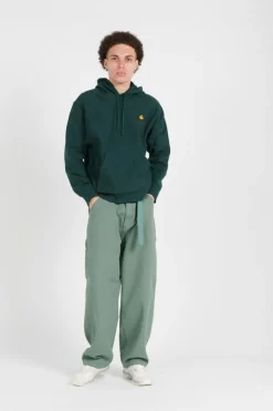 Hooded American Script - Hoodie | Vert