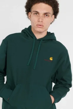 Hooded American Script - Hoodie | Vert