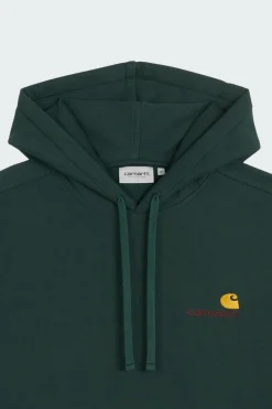 Hooded American Script - Hoodie | Vert