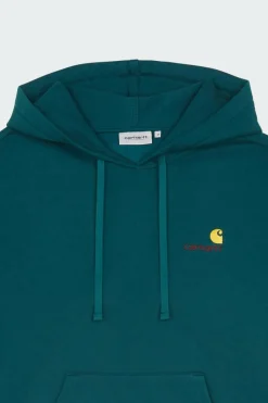 Hooded American Script - Hoodie | Vert