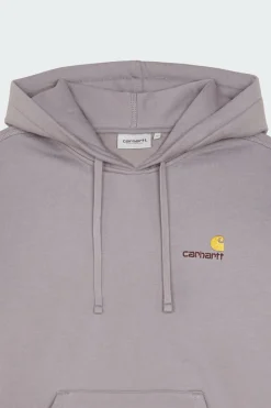 Hooded American Script - Hoodie | Gris