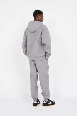 Hooded American Script - Hoodie | Gris