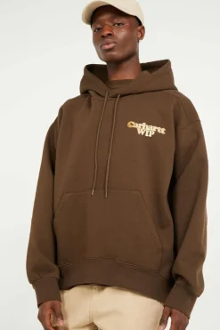 Hooded Charm Link Sweat - Hoodie | Marron