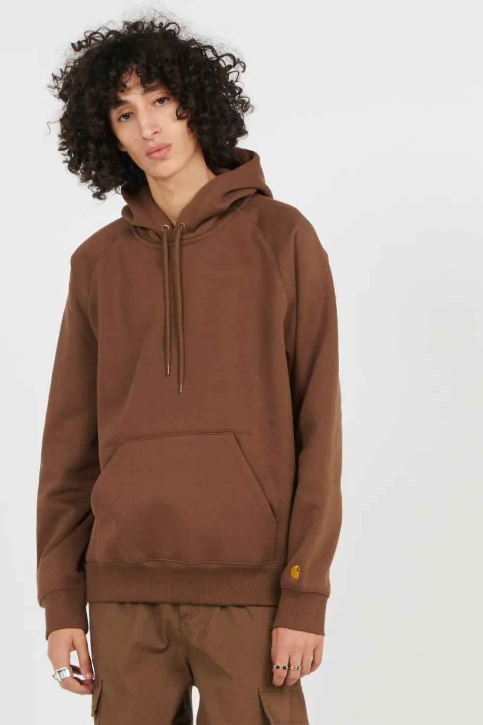 Hooded Chase - Hoodie | Marron