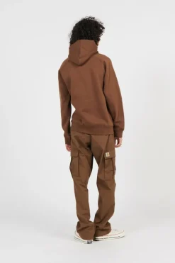 Hooded Chase - Hoodie | Marron