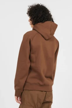 Hooded Chase - Hoodie | Marron
