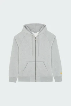 Hooded Chase - Hoodie zippé | Gris