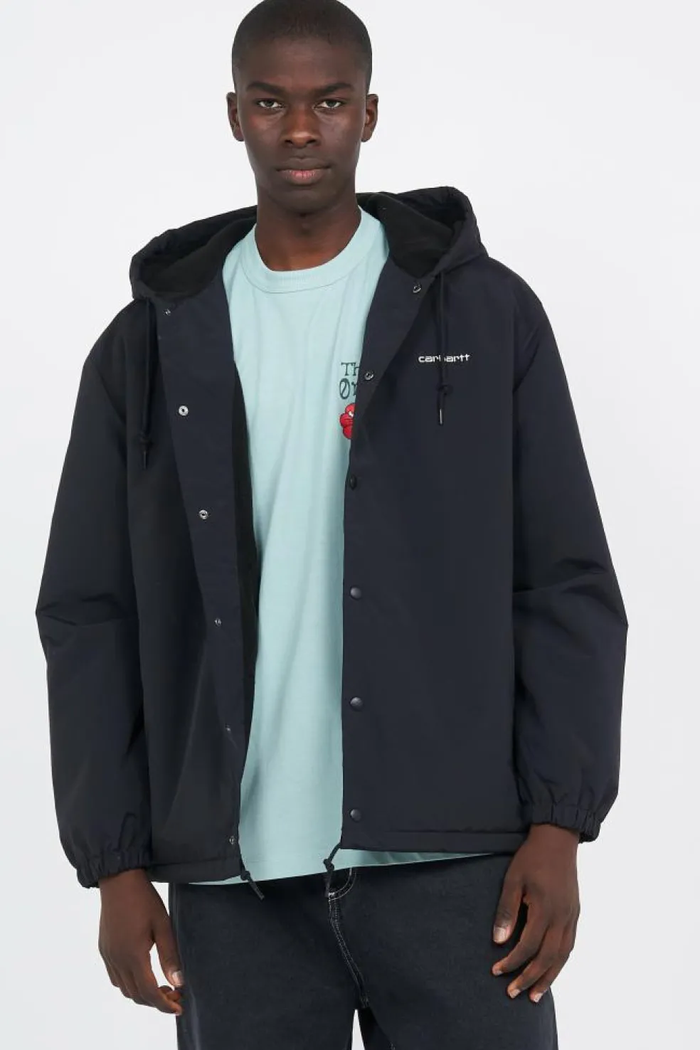 Hooded Coach Jacket - Veste | Noir