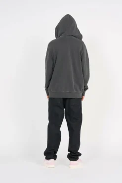 Hooded Duster Script - Hoodie zippé | Noir